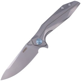 Kubey Nova FL KB235F Knife, Gray Titanium, Bead Blasted 14C28N