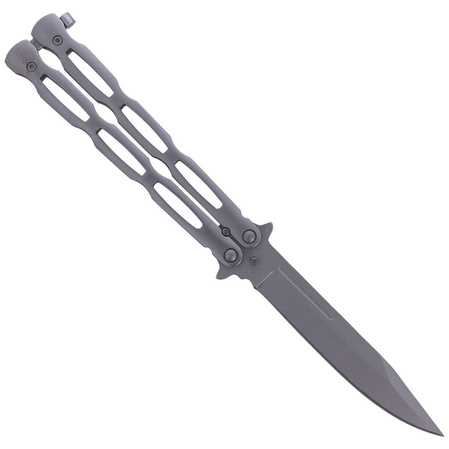 Balisong Knife Martinez Albainox Steel, Satin Finish (02082)
