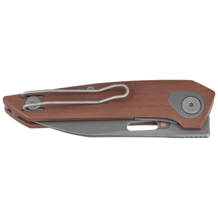 Bestech VK-Void Knife Brown G10, Dark Bead Blasted / Stonewashed MagnaCut by Vulpex Knives (BG63D)