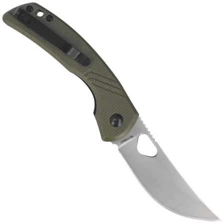 Nóż składany FoxEdge Persian OD Green Canvas Micarta, Satin 9Cr14Mov (FE-038 MCOD)