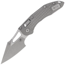 Microtech M-Stitch Ram-Lok S/E Knife Natural Clear Frag Aluminium, Apocalyptic M390MK by Borka Blades and Tony Marfione (169MRL-10APFRNC)
