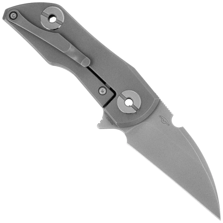 Bestech 2500 Delta Knife Dark Gray Titanium, Bead Blasted CPM S35VN by Poltergeist Works (BT2006B)