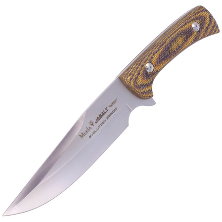 Muela Jabali Brown Micarta, Satin 170mm (JABALI-17G)