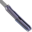 KB Kubey Dandy Knife, Blue Titanium, Sandblasted CPM S90V by Maksym Tkachuk (KB247K)