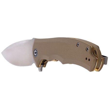 Nóż składany Civivi Praxis Tan G10, Satin 9Cr18MoV (C803B)