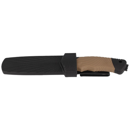 Nóż Herbertz CJH Coyote Brown Plastic/Black Rubber, Black 420 (10000880)