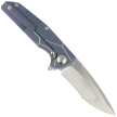 Reate knife K-4 Blue Titanium / Carbon Fiber, Satin RWL34
