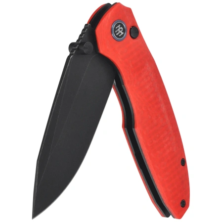 Remette RT-Cool Whale Knife Orange G10, Titanium Plating/Stonewashed 14C28N (RTCL-GN4)