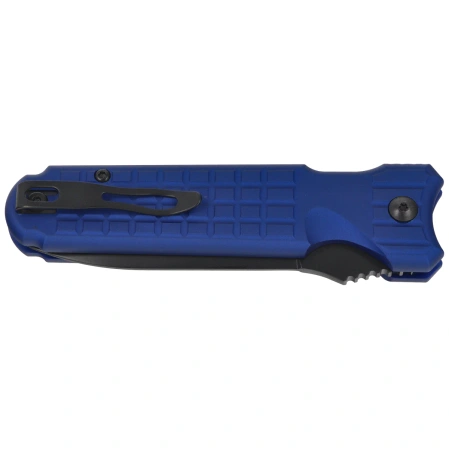 Nóż automatyczny Fox Predator II 2F Full Auto Blue Aluminium, Black Idroglider Hybrid Cryo (FX-448 AL BL)