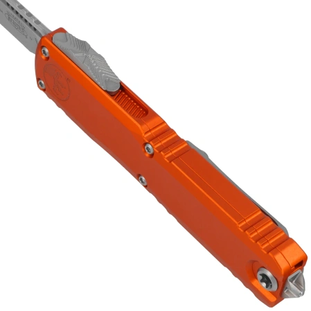 Microtech Ultratech Gen IV S/E OTF Knife Orange Aluminum, Stonewashed M390MK by Tony Marfione (11214-10OR)
