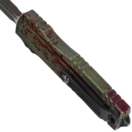 Nóż automatyczny OTF Microtech Luminary ZBP D/E Signature Outbreak Aluminium, Outbreak M390MK by Tony Marfione (1270-1OBSD)