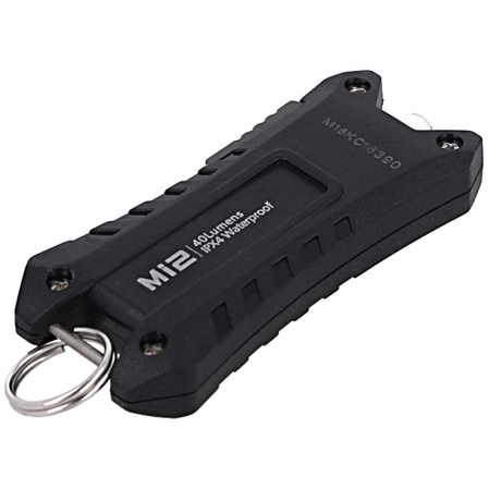 Latarka Klarus 40lm, Li-ion Battery / 120mAh USB Keychain Light (Mi2 Mi2 OBSIDIAN BLACK)