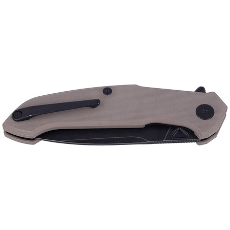 Nóż składany Kubey Knife Victory Tan G10, Darkwash AUS-10 (KU219C)