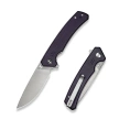 Civivi Merit Knife Purple Canvas Micarta, Satin 14C28N (C24012-3)