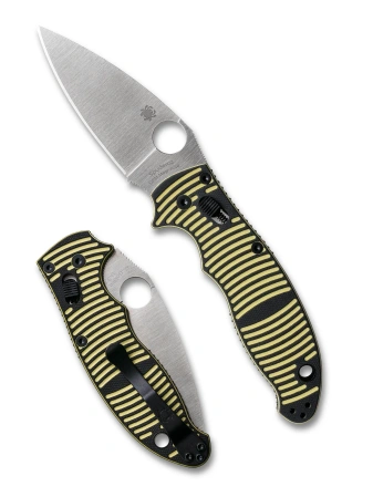 Nóż składany Spyderco Manix 2 Salt Yellow-Black G10, Satin MagnaCut by Eric Glesser (C101GBKYLMCP2)