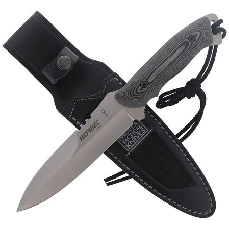 Muela Hornet-W Gray Micarta, Satin 440C knife