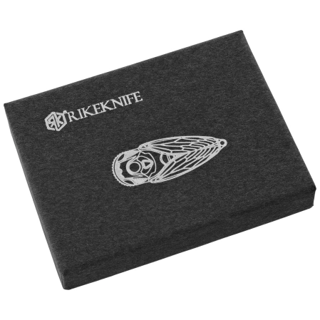 Nóż składany Rike Knife RK Cicada-GG Green / Gold Titanium, Bead Blasted M390