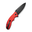 Sencut Cybrix Red Aluminum, Black 9Cr18MoV (S23098A-3)