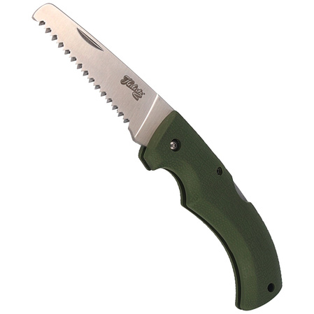 Folding saw Herbertz Solingen Olive Elastomer, Satin Finish 125mm (55003)