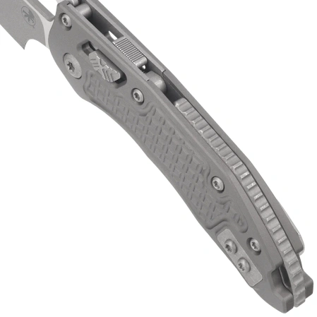 Nóż składany Microtech M-Stitch Ram-Lok S/E Natural Clear Frag Aluminium, Apocalyptic M390MK by Borka Blades and Tony Marfione (169MRL-10APFRNC)