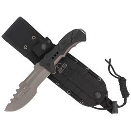Nóż K25 Charlie I Black-Grey Aluminium, Titanium Coated (32123)
