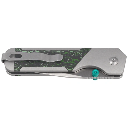 Nóż składany Kizer Militaw 315 KwikSwap Gray Aluminium / Jungle Wear Fat Carbon, Satin M390 by Jonathan Styles (Ki3634.31BDA2)