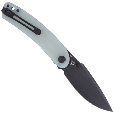 Kubey Knife Momentum, Jade G10, Darkwashed D2 by Sherif Manganas (KU344C)