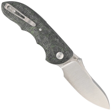 Nóż składany Viper Moon Dark Matter Green Fat Carbon, Satin MagnaCut by Fabrizio Silvestrelli (V6008FCV)