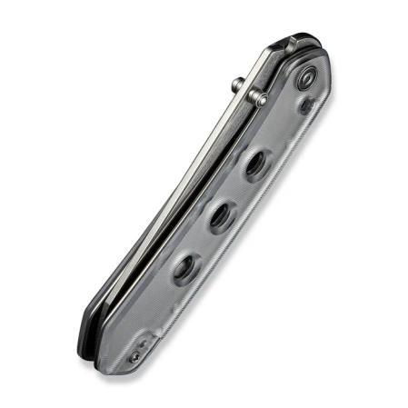 Civivi Knife Vision FG Clear Lexan, Satin/Stonewashed Nitro-V by Snecx Tan (C22036-7)