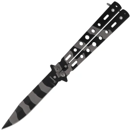 Martinez Albainox Balisong Knife Urban Camo Steel, Urban Camo 3Cr13Mov (02192)