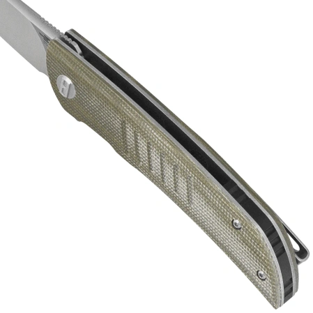 Bestech Swift Green Micarta, Satin D2 Knife (BG30A-1)