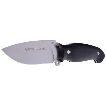 Viper Pointer Ebony Wood, Satin N690Co by Tommaso Rumici Knife (V4870EB)