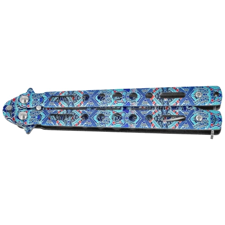 Nóż motylek Martinez Albainox Balisong 3D Design Steel, 3D Design 3Cr13Mov (02274)