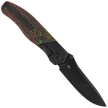 Nóż składany KB Kubey Velvet Snake Black DLC Titanium / Watermelon Sugar Camo Carbon, Black DLC M390 by Bastard Knives (KB266C)