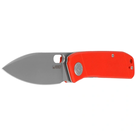 Kubey Hyde Knife Red G10, Beadblasted 14C28N by Colin Maisonpierre (KU2104G)