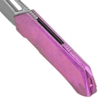 Nóż składany Remette Woodpecker Crystal Purple Titanium, Hand Grinding Pearlescent M390 (RTWP-IP)
