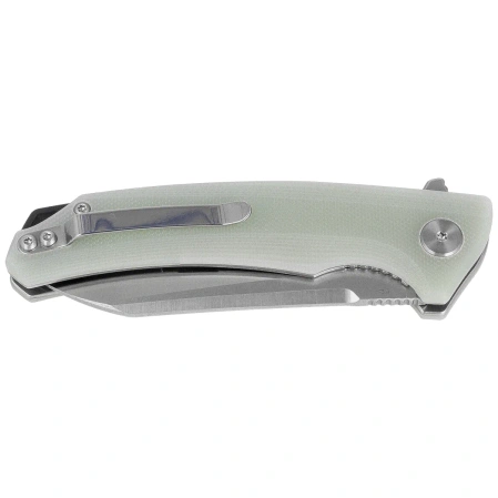 Nóż składany Bestech Texel Transparent G10, Stonewashed/Satin D2 by A Purvis Blades (BG21B-1)