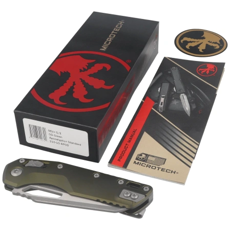 Nóż składany Microtech MSI Ram-Lok S/E OD Green Aluminium, Apocalyptic M390MK by Tony Marfione (210-10APOD)