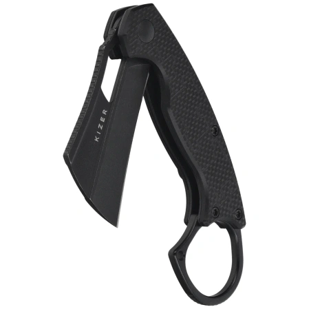 Nóż składany Kizer Dodo Karambit Black G10, Black Stonewashed Nitro-V by Giedymin (V2702A3)