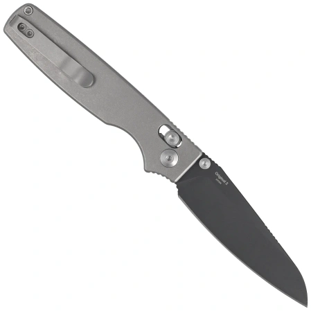 Nóż składany Kizer Original 2 Gray Titanium, Matte DLC Ultra S45VN (Ki3605.2SA1)
