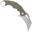 Nóż składany Kubey Wrath Green G10, Beadblasted 14C28N by MUZI Design (KU261B)