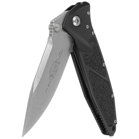 Nóż składany Microtech Socom Elite S/E-M Black Aluminum, Stonewashed M390 by Tony Marfione (160-10)