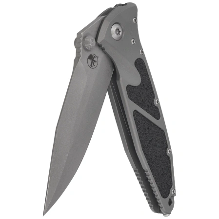 Nóż składany Microtech Socom Elite S/E-M Signature Natural Clear Aluminium, Apocalyptic M390 by Tony Marfione (160-10APNCSS)