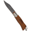 MAM Douro Mini Pocket Knife with Key Ring Light Beech Wood, Inox HW, Satin 420 (2002-LW)