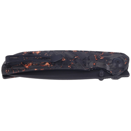Civivi Knife Imperium Shredded Carbon Fiber / Copper Shred, Black Stonewashed Nitro-V (C2106C)
