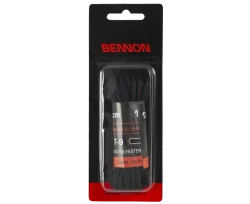 Sznurowadła Bennon owalne czarne 170cm (400003)