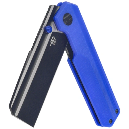 Bestech Tardis Blue G10, Black DLC/Satin D2 by Ostap Hel Knife (BG54G)