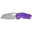 Microtech MSI S/E Knife Purple Slab Side Aluminum, Stonewashed M390MK by Tony Marfione (210-10PU)