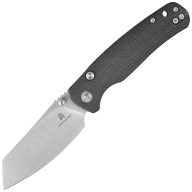 Bestechman Cicada's Wing-TL Knife Black Canvas Micarta, Satin 10Cr15CoMoV (BMK24-M-3)