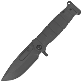 Medford USMC FF Knife Black DLC Titanium, Black DLC HW/Clip, Black DLC S90V by Greg Medford (MK2049PQ-30PV-TPCP-PP)
